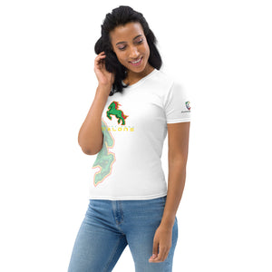 SUPPORTERS T-shirt Femme Blanc Burkina Faso