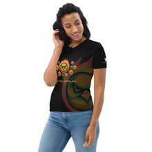 Load image into Gallery viewer, SUPPORTERS Women&#39;s t-shirt Black Zambia