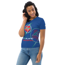 Charger l&#39;image dans la galerie, SUPPORTERS T-shirt Femme Bleu Guinée Équatoriale