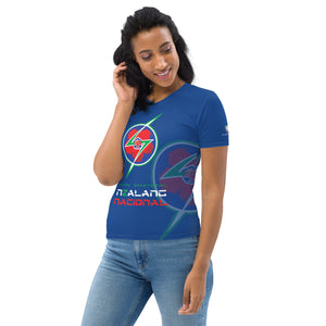 SUPPORTERS T-shirt Femme Bleu Guinée Équatoriale