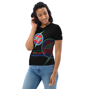 SUPPORTERS T-shirt Femme Noir Guinée Équatoriale