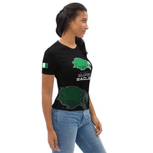 Load image into Gallery viewer, SUPPORTERS Women&#39;s t-shirt Black Nigeria