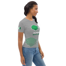 Load image into Gallery viewer, SUPPORTERS Women&#39;s t-shirt Gray Nigeria