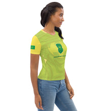 Load image into Gallery viewer, SUPPORTERS Women&#39;s t-shirt Yellow Mauritania