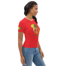 Load image into Gallery viewer, SUPPORTERS Women&#39;s t-shirt Red Guinea Conakry