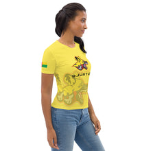 Load image into Gallery viewer, SUPPORTERS Women&#39;s t-shirt Yellow Guinea Bissau