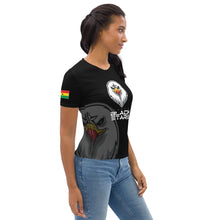 Load image into Gallery viewer, SUPPORTERS Women&#39;s t-shirt Black Ghana