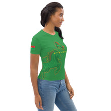 Load image into Gallery viewer, SUPPORTERS Women&#39;s t-shirt Green Burkina Faso