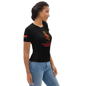 SUPPORTERS T-shirt Femme Noir Angola