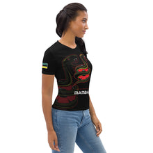 Load image into Gallery viewer, SUPPORTERS Women&#39;s t-shirt Black Mozambique