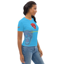 Load image into Gallery viewer, SUPPORTERS Women&#39;s t-shirt Blue DRC