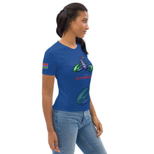 Load image into Gallery viewer, SUPPORTERS Women&#39;s t-shirt Blue Gambia