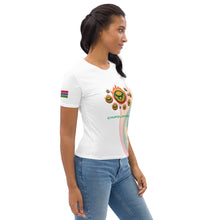 Load image into Gallery viewer, SUPPORTERS Women&#39;s t-shirt White Zambia