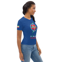 Charger l&#39;image dans la galerie, SUPPORTERS T-shirt Femme Bleu Guinée Équatoriale