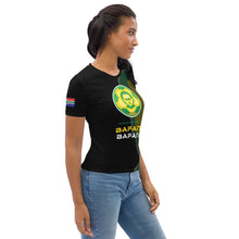 Load image into Gallery viewer, SUPPORTERS Women&#39;s t-shirt Black South Africa