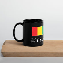 Load image into Gallery viewer, SUPPORTERS Black Mug Guinea Conakry