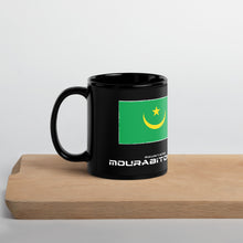 Load image into Gallery viewer, SUPPORTERS Black Mug Mauritania