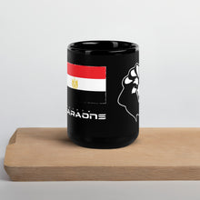 Load image into Gallery viewer, SUPPORTERS Black Mug Egypt