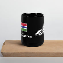 Load image into Gallery viewer, SUPPORTERS Black Mug Gambia