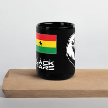 Load image into Gallery viewer, SUPPORTERS Black Mug Ghana