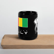 Load image into Gallery viewer, SUPPORTERS Black Mug Guinea Conakry