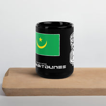 Load image into Gallery viewer, SUPPORTERS Black Mug Mauritania