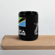 Load image into Gallery viewer, SUPPORTERS Black Mug Tanzania