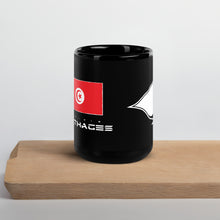 Charger l&#39;image dans la galerie, SUPPORTERS Tasse noire Tunisie