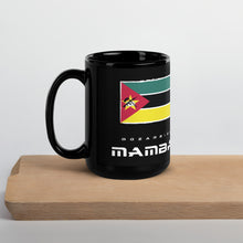 Load image into Gallery viewer, SUPPORTERS Black Mug Mozambique