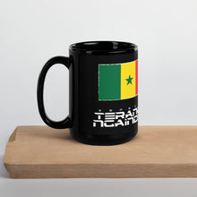 Charger l&#39;image dans la galerie, SUPPORTERS Tasse noire Sénégal