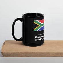 Load image into Gallery viewer, SUPPORTERS Black Mug South Africa