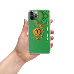 SUPPORTERS iPhone® Case Green Zambia