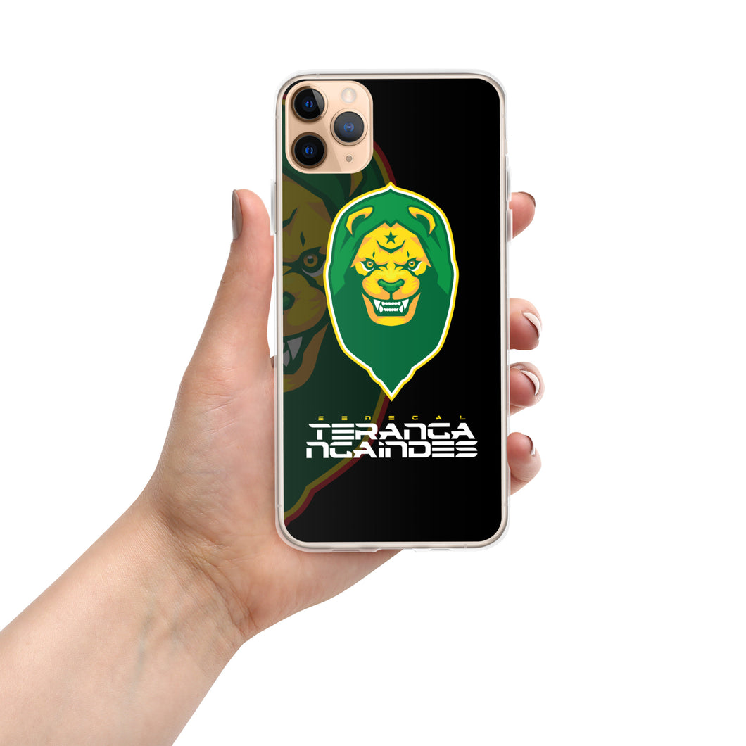 SUPPORTERS Coque iPhone® Noir Sénégal