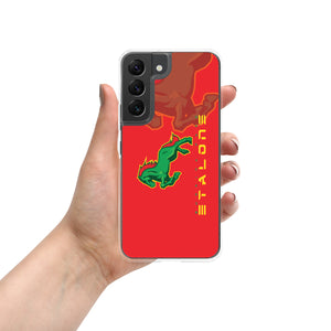 SUPPORTERS Coque Samsung® Rouge Burkina Faso