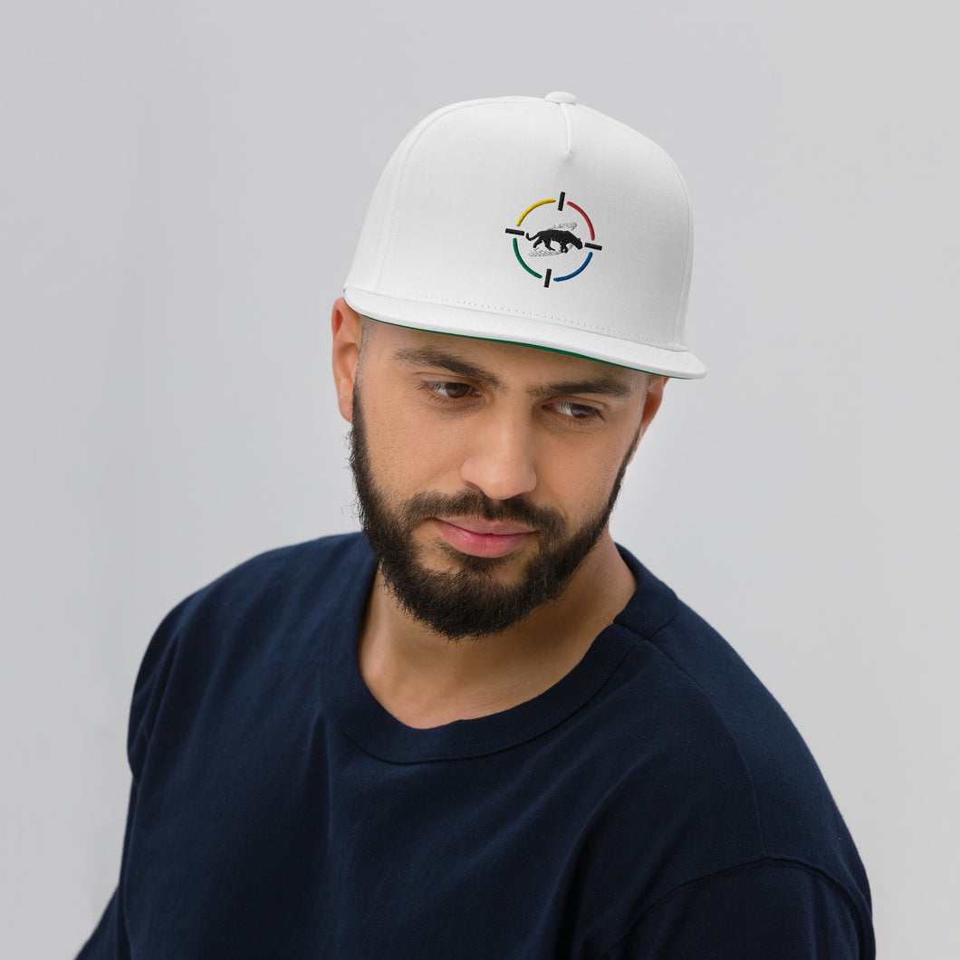 SCARS Flat Bill Cap White Predators