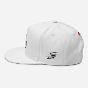 SCARS Flat Bill Cap White Predators