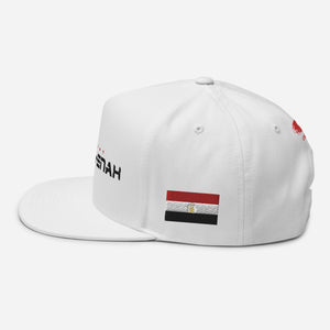 SUPPORTERS Flat Bill Cap White Egypt