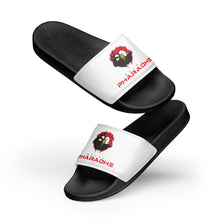 Load image into Gallery viewer, SUPPORTERS Men’s slides White Egypt PHARAOHS