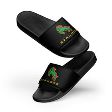 Charger l&#39;image dans la galerie, SUPPORTERS Men’s slides Black Burkina Faso