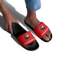 Load image into Gallery viewer, SUPPORTERS Men’s slides Red Egypt PHARAOHS