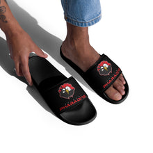 Load image into Gallery viewer, SUPPORTERS Men’s slides Black Egypt PHARAONS