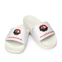 Load image into Gallery viewer, SUPPORTERS Men’s slides White Egypt PHARAOHS