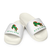 Charger l&#39;image dans la galerie, SUPPORTERS Men’s slides White Burkina Faso