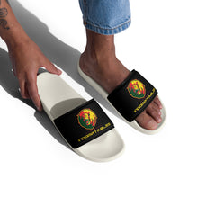 Load image into Gallery viewer, SUPPORTERS Men’s slides Black Cameroon