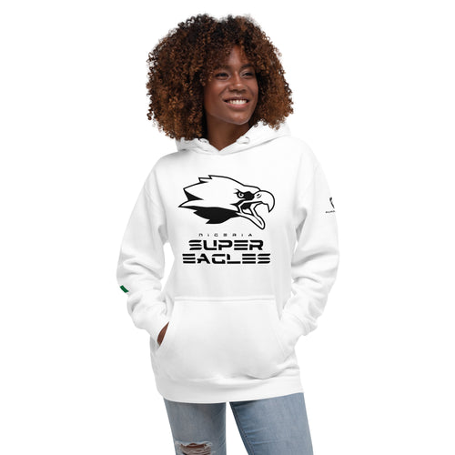 SUPPORTERS Hoodie White Unisexe Nigeria