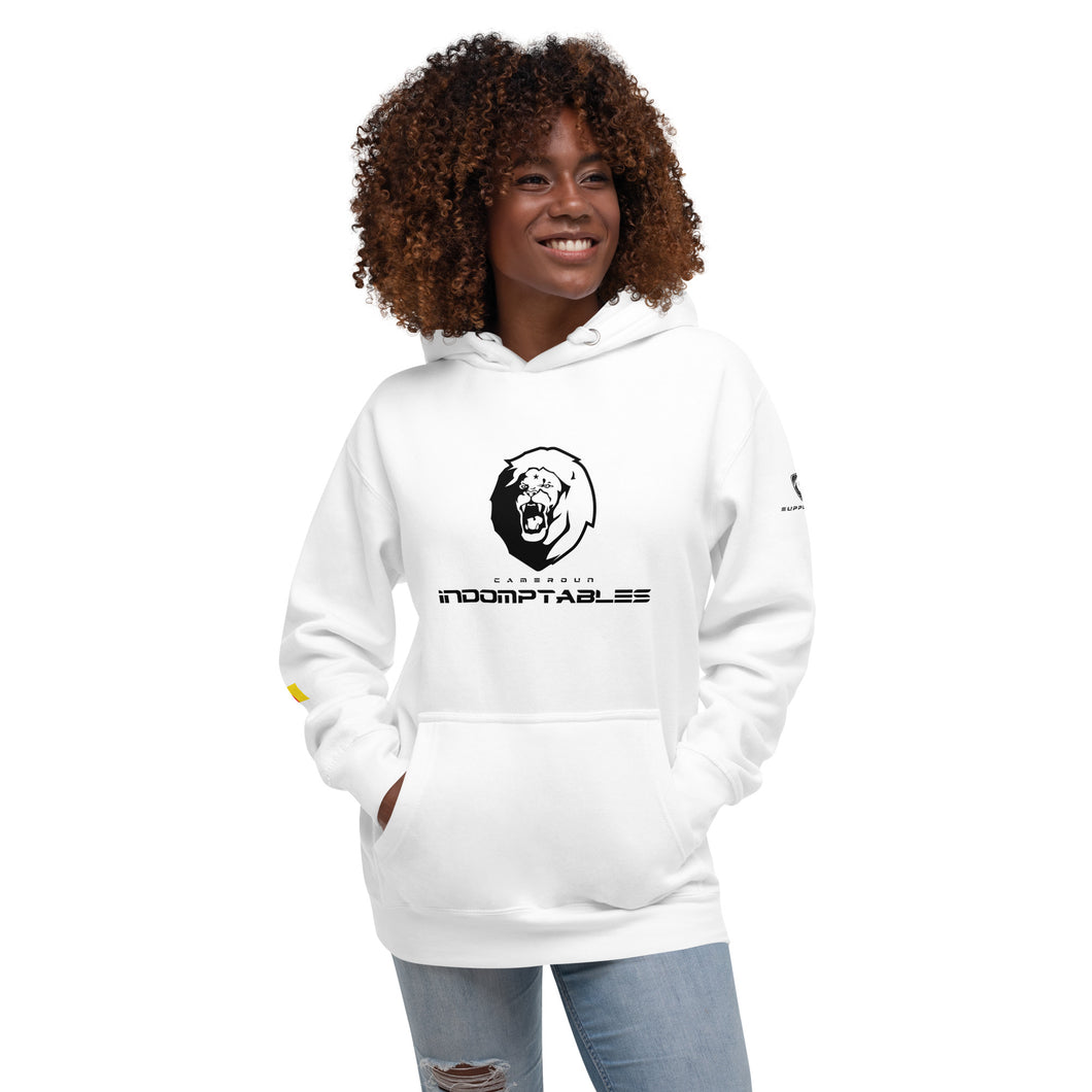 SUPPORTERS Hoodie White Unisexe Cameroon