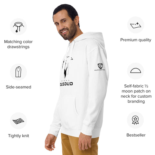 SUPPORTERS Hoodie White Unisexe Morocco