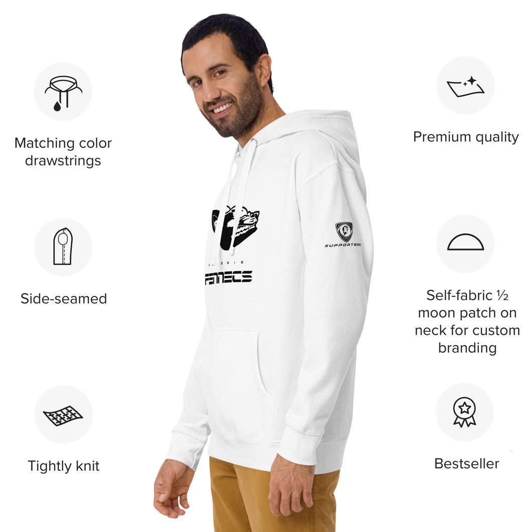 SUPPORTERS Hoodie White Unisexe Algeria