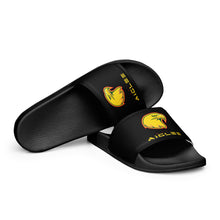 Charger l&#39;image dans la galerie, SUPPORTERS Women’s slides Black Mali