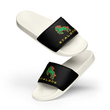 Charger l&#39;image dans la galerie, SUPPORTERS Women’s slides Black Burkina Faso